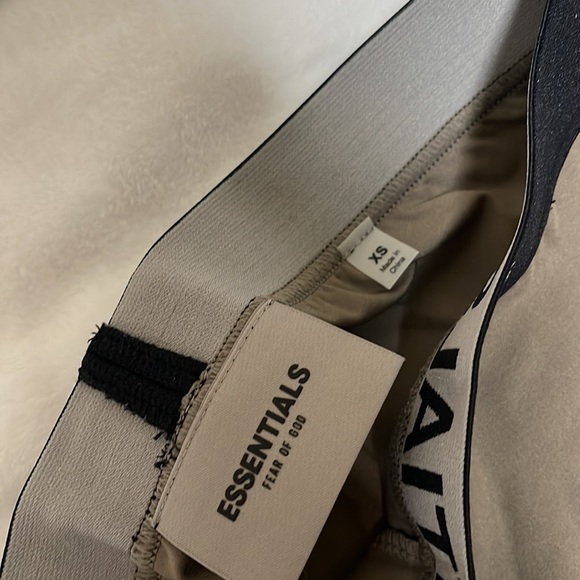 Essentials Taupe Biker Shorts womens - Picture 3 of 11